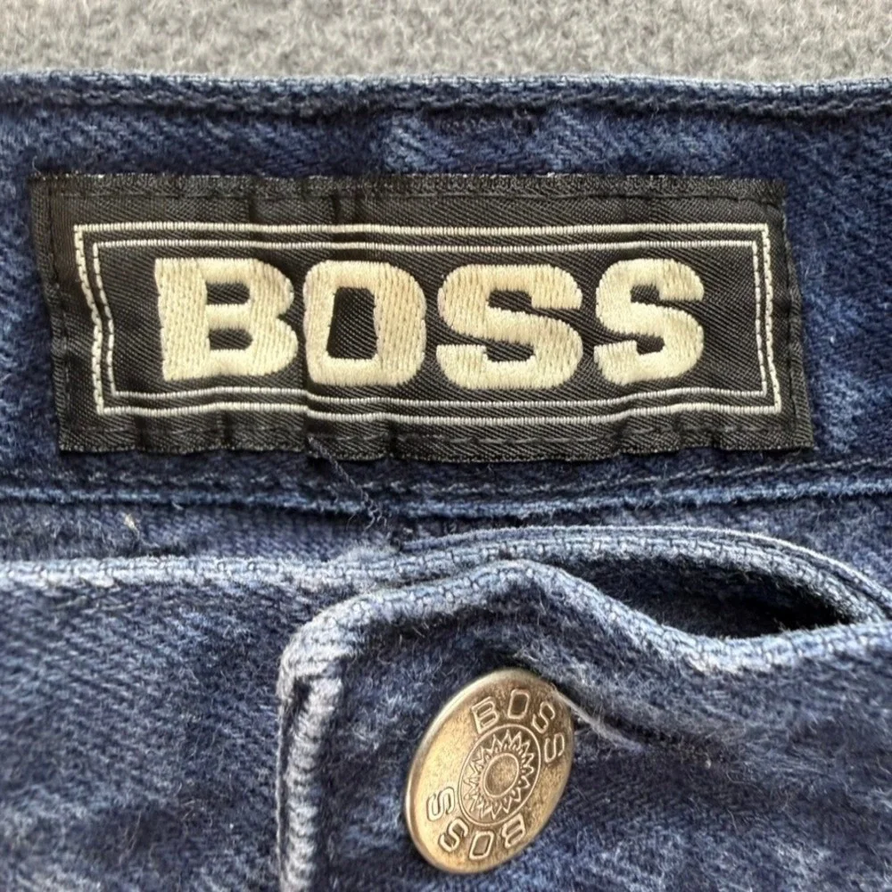 Vintage Boss Jeans Mens 38 (FIT 35/30) Denim Relaxed Fit Y2K Baggy Skate Hip Hop